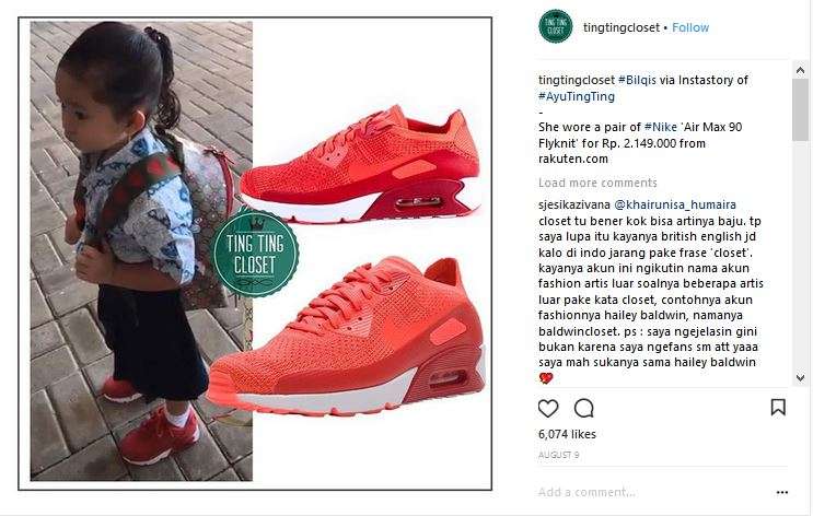 Fashion anak ayu ting ting