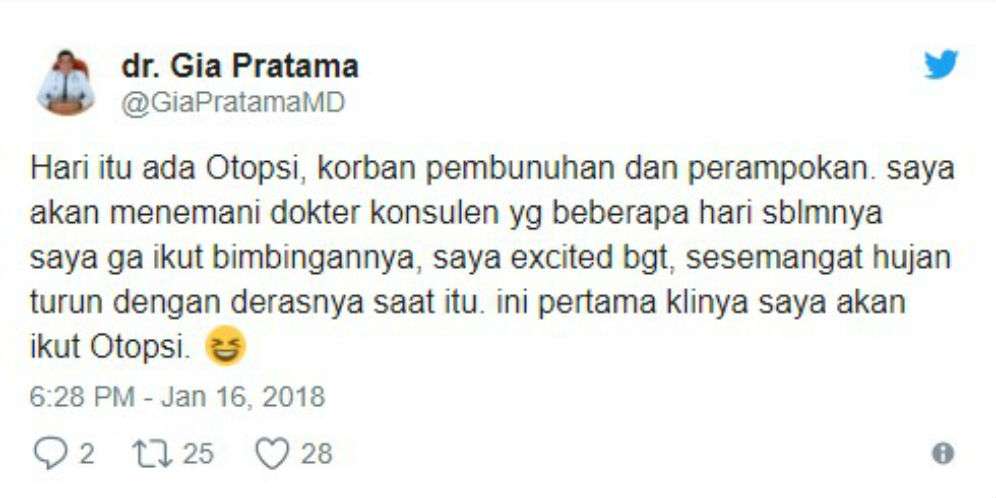 Cerita Dokter Forensik Didatangi Jenazah, Bikin Merinding