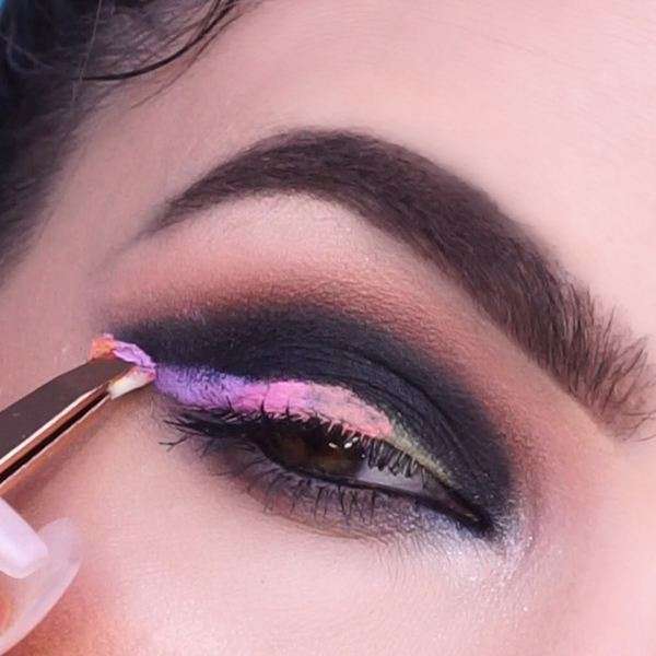 rainbow eyeliner rainbow eyeliner