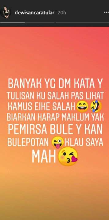 unggahan Dewi Sanca