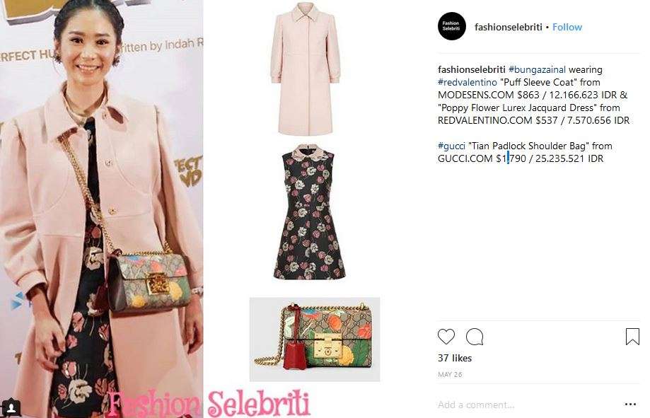 bunga zainal fashion