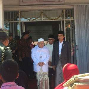 Resmi, KH Ma'ruf Amin Cawapres Jokowi