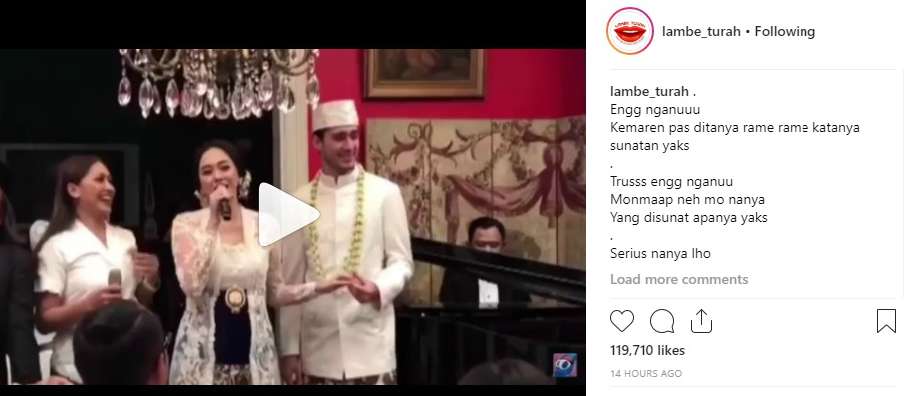 Aura kasih telah menikah?