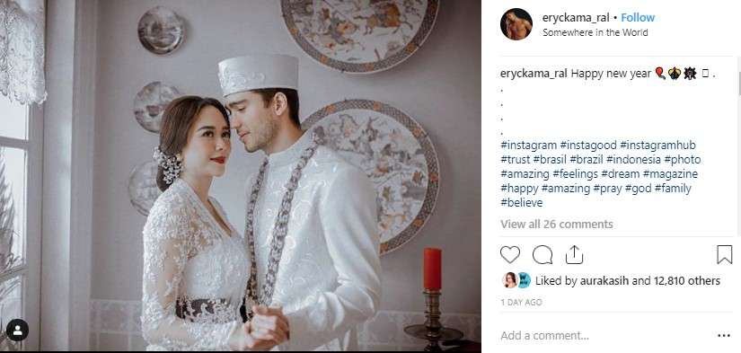 erick suami aura kasih