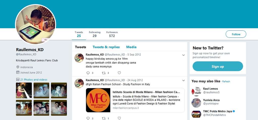 Twitter Raul Lemos