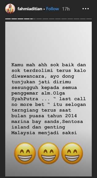 fahmi mnatan asisten Oga