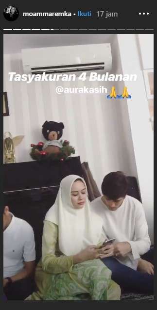 Aura Kasih dan suami