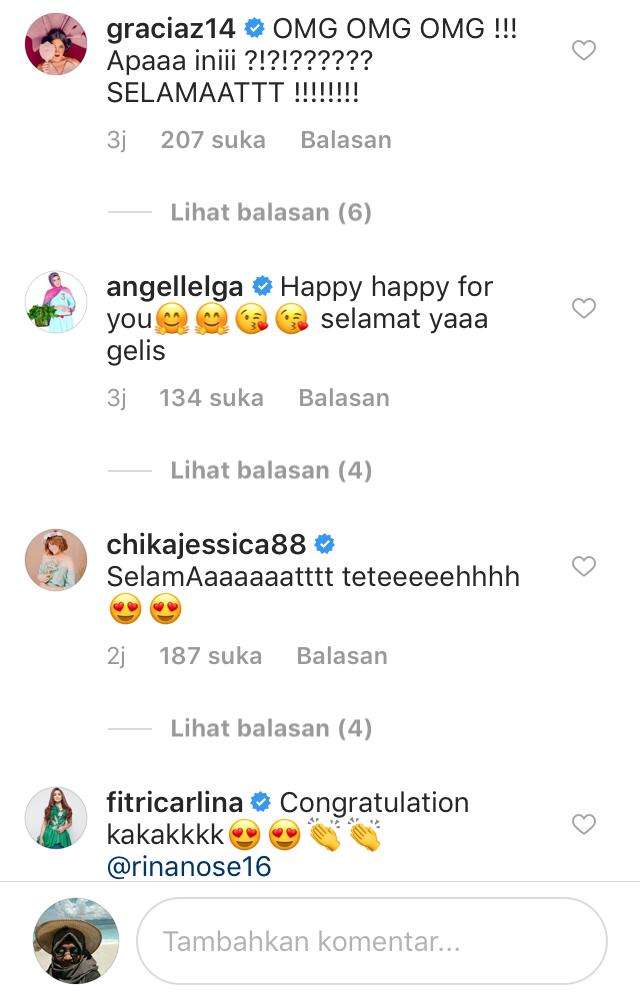 banjir ucapan selamat