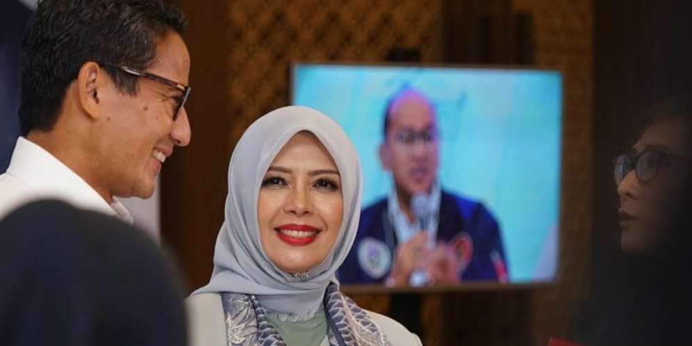 Sandiaga Uno Disebut Ganteng, Nur Asia: Alhamdulillah Baby Face