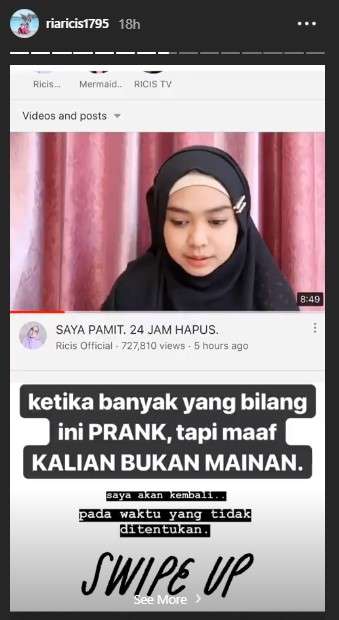ria ricis pamit