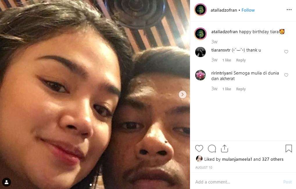 tyarani putri mulan jameela