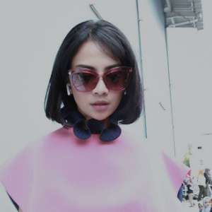 Reaksi Vanessa Angel Ditanya Soal Hubungannya dengan Ayahnya