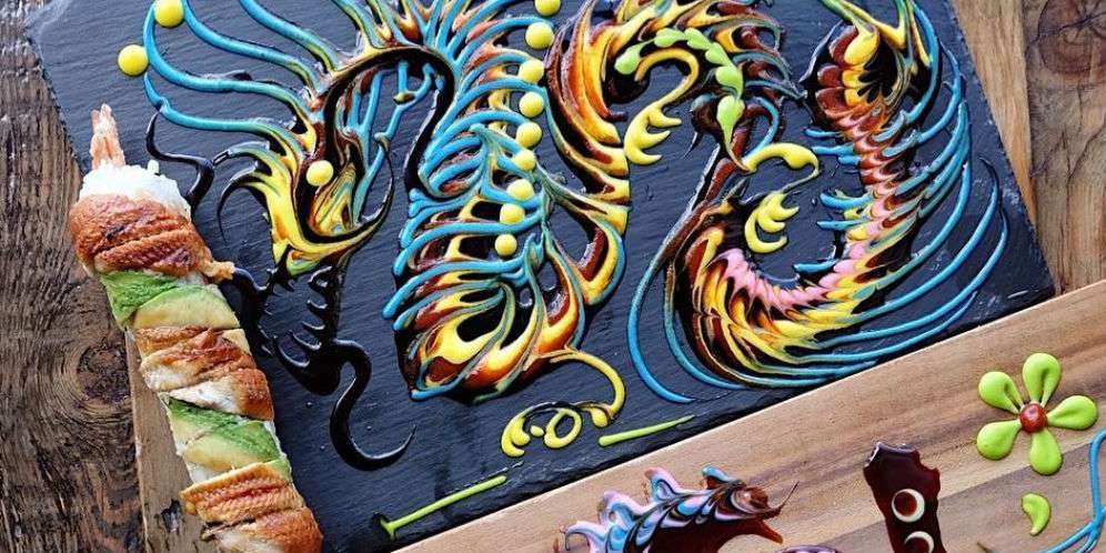 Cantiknya Sushi Art, Bikin Tak Sampai Hati Memakannya