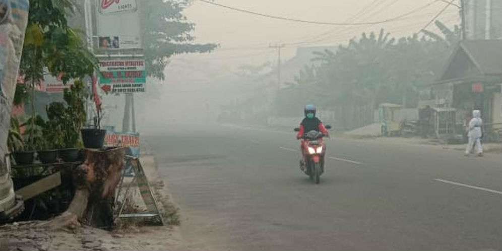 Kemenkes: Kain Dakron Kurangi Dampak Asap Kebakaran Hutan