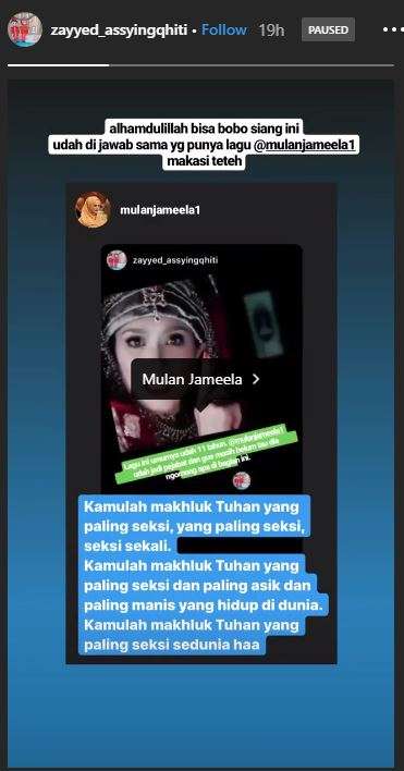 Unggahan Mulan Jameela