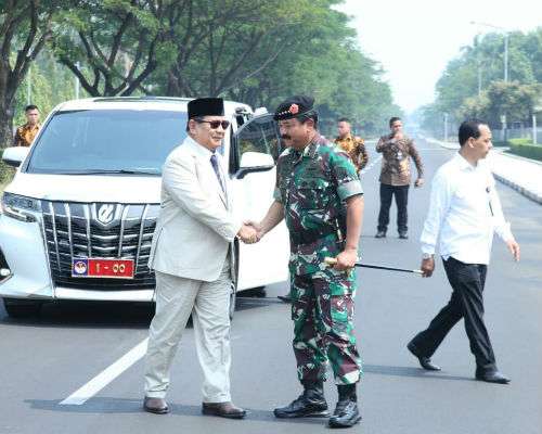 Menteri Pertahanan, Prabowo Subianto, menerima kunjungan Duta Besar China untuk Indonesia, Xiao Qian (Foto: Twitter/@prabowo)