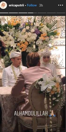 citra kirana dan rezky resmi menikah