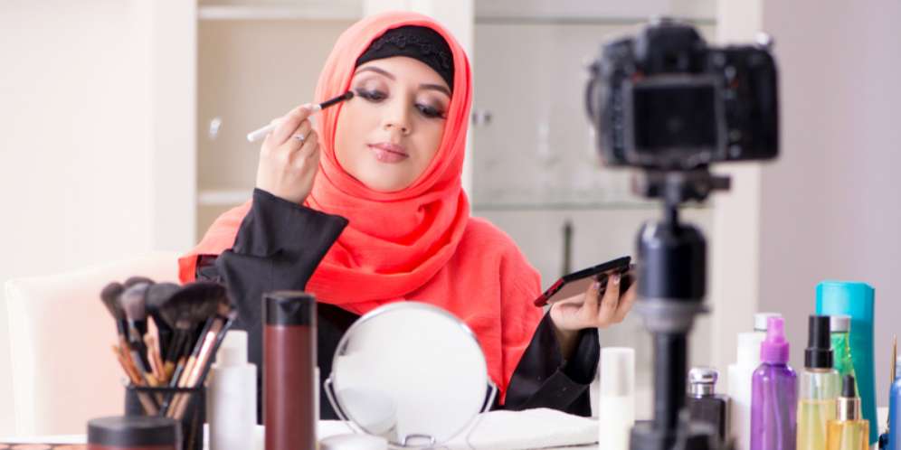 Ilustrasi Hijab Cantik