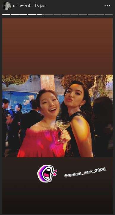 Raline shah dan pemain parasite