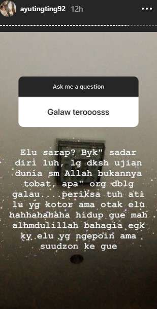 ayu ting ting ngamuk