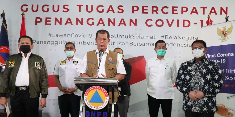 Doni Monardo dan Ketua MPR Ajak Masyarakat Gotong Royong Melawan Covid-19
