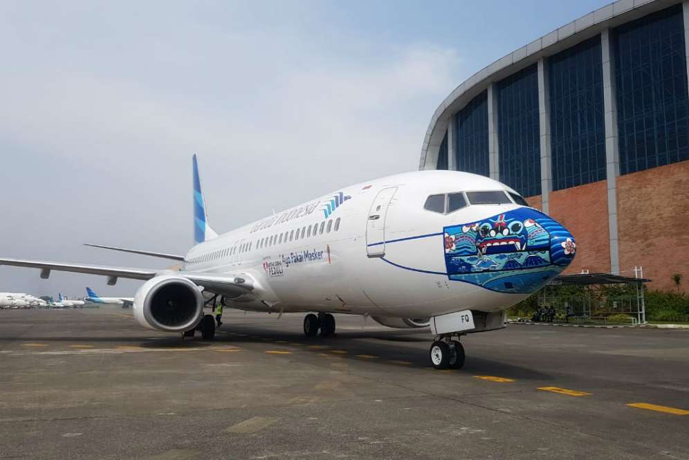 Makin Keren, Garuda Indonesia Luncurkan Desain Baru Mask Livery