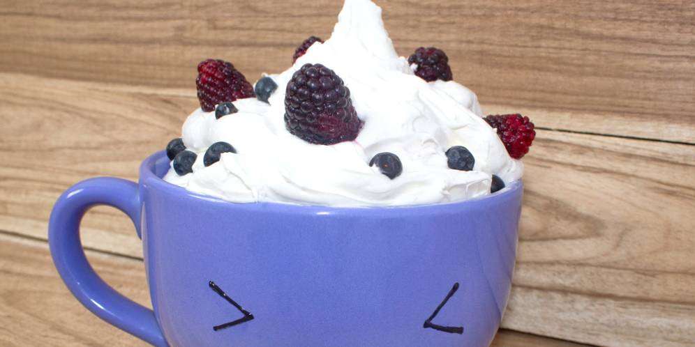 Blueberry Yogurt Cake, Bisa Bikin Pakai Mug Blueberry Yogurt Cake, Bisa Bikin Pakai Mug