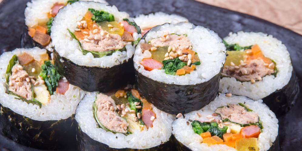 Kimbap Tuna, Sarapan Praktis Kaya Gizi