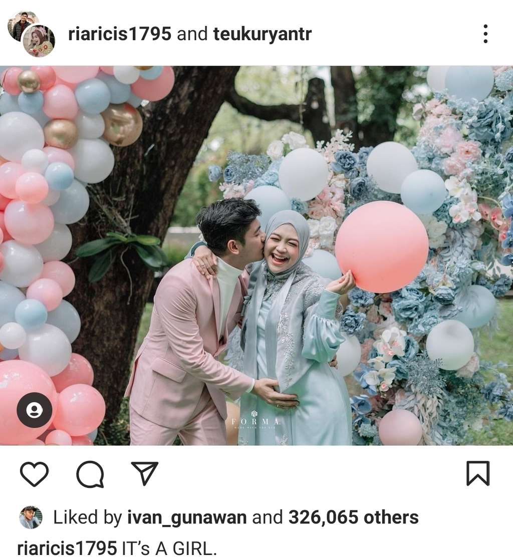 Ria Ricis Ungkap Jenis Kelamin Calon Anak, Netizen: Ada Teman Main ...