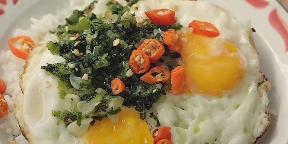 Nasi Telur Ceplok Versi Chef Devina, Pakai Minyak Khusus
