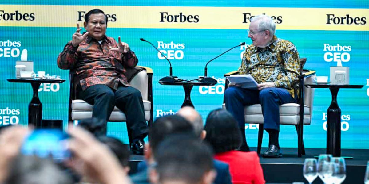 Hadiri Forbes Global CEO Conference 2025, Prabowo Cerita Sang Ayah